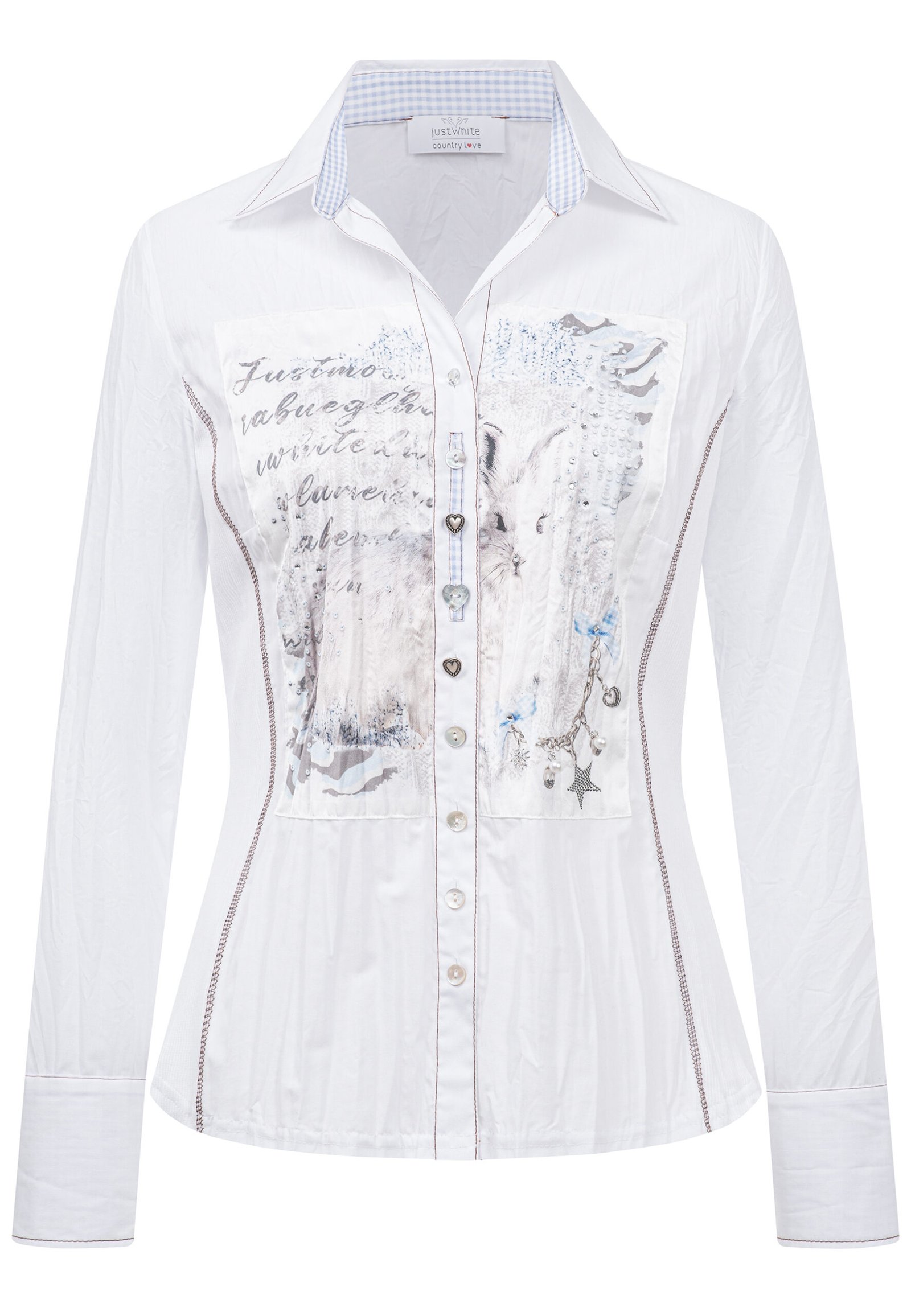 Just White Blouse Design Wardrobe
